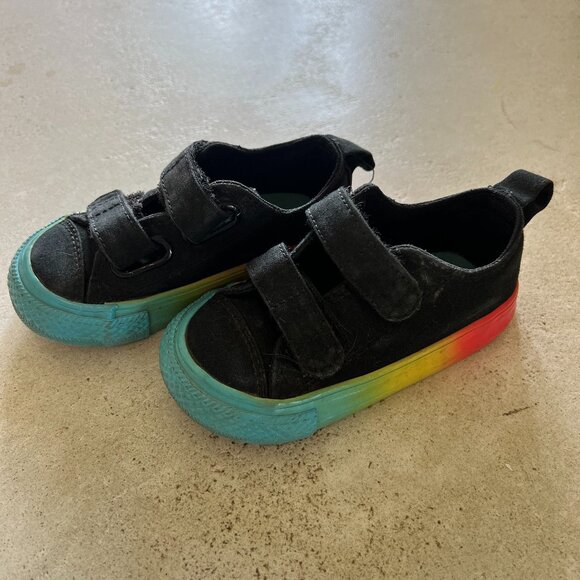 Converse Toddler Multi-Colored Canvas Sneakers Sz 5 - Picture 1 of 5